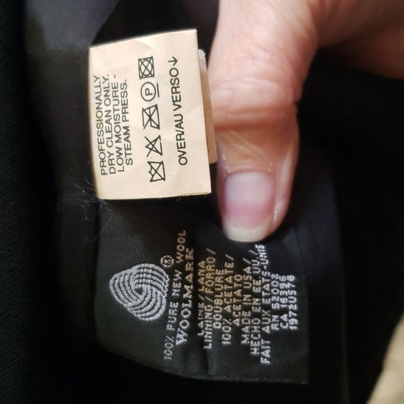 EUC- Liz Claiborne Collection Vintage 1980’s 100% Worsted Wool 3/4 Length Coat - Picture 5 of 5